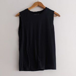 Everlane Black Basic Tank Top Size S